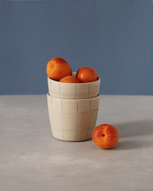 Handgemachter Becher Blueprint